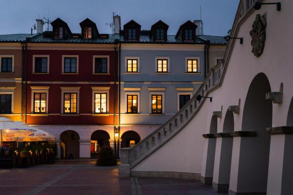 På billedet ses objektet Hotel Arte beliggende i byen Zamość.