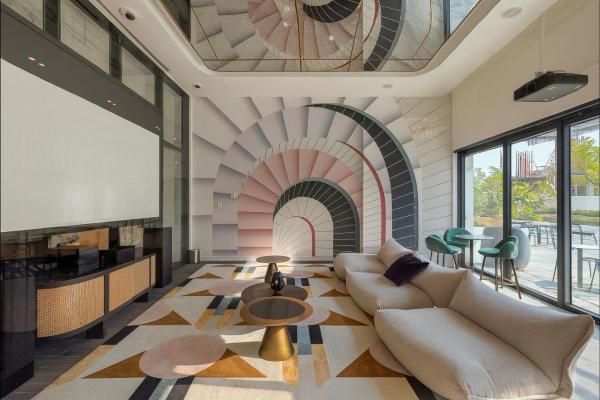 A la foto es mostra l'objecte Cozy 2BR Apartment in Dubai Hills with Cinema and Lounge Access situat a la ciutat de Dubai.