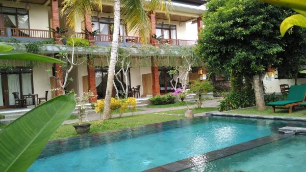 A la foto es mostra l'objecte Nyoman Sandi Guest House situat a la ciutat de Ubud.