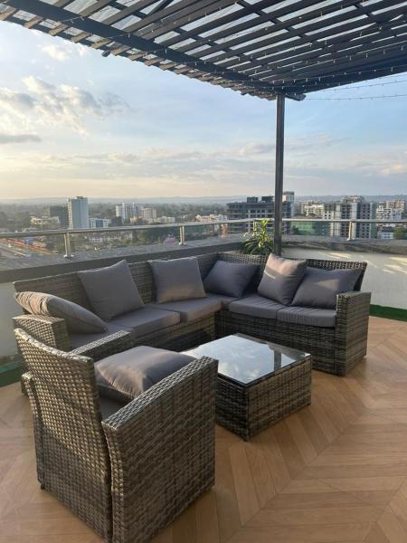 Na zdjęciu widoczny jest obiekt Modern Comfort Haven - 1 bedroom in Westlands położony w mieście Rungiri.