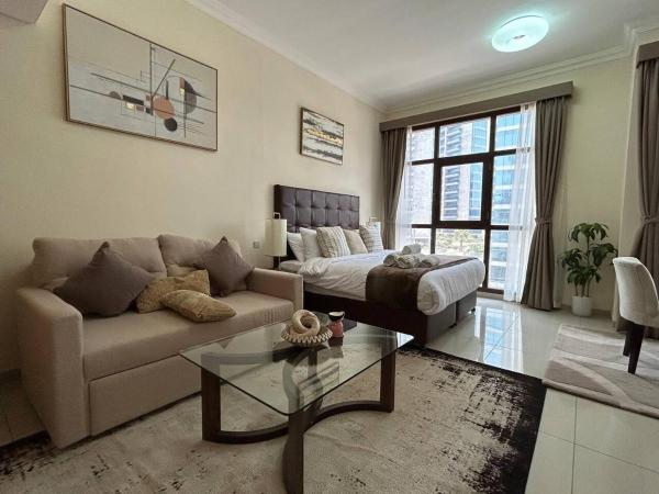 På billedet ses objektet Modern Studio - Lincoln Park West - Dubai, Arjan beliggende i byen Dubai.