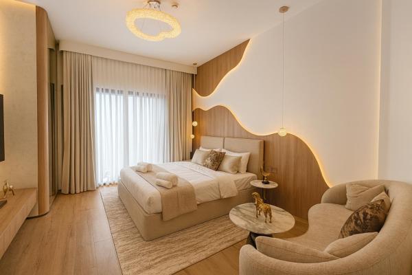 A la foto es mostra l'objecte Designer Studio near Downtown & Dubai Mall situat a la ciutat de Dubai.