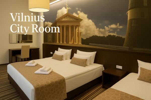 На фото показан объект Vilnius City Room, расположенный в городе Вильнюс.