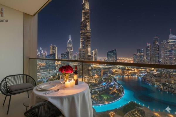 På billedet ses objektet BEST VIEW IN DUBAI BURJ KHALIFA VIEW beliggende i byen Dubai.