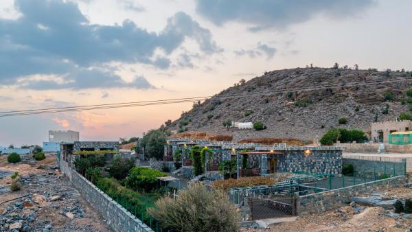 Nella foto è visibile l'oggetto jabal shams view stay نزل إطلالة جبل شمس situato nella città di Jebel Shams.