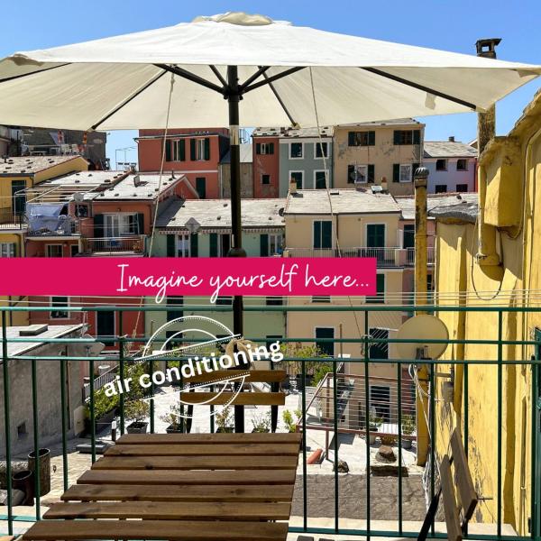 Nella foto è visibile l'oggetto Ca' Bea Apartment with AC and Terrace situato nella città di Vernazza.