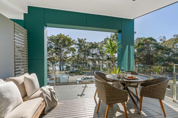 Auf dem Foto ist das Objekt Bay Breeze - 3BR apt in the heart of Huskisson in der Stadt Huskisson zu sehen.