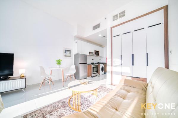 Na fotografii je vidět objekt Elz Residence Stylish Studio Living nacházející se ve městě Dubaj.