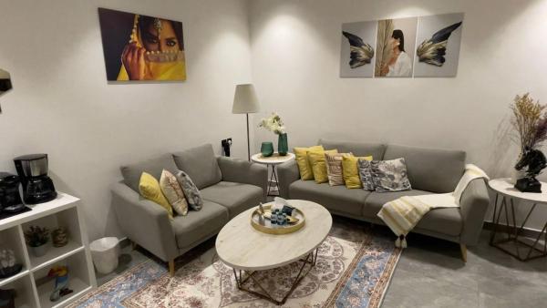 Kuvassa näkyy kohde Modern Apartment Near KAFD & Boulevard - Self Check-in, joka sijaitsee kaupungissa Riad.