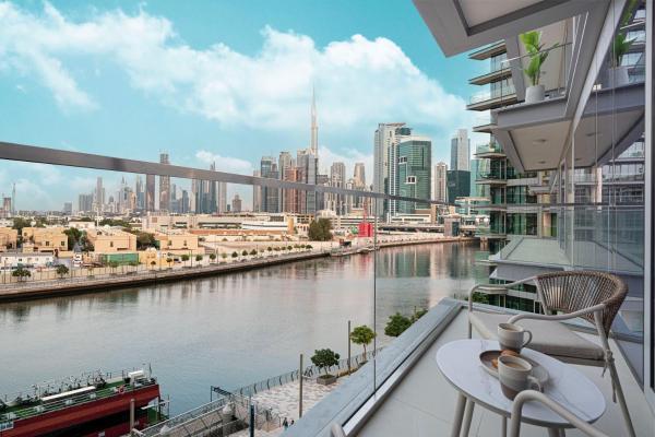 På billedet ses objektet Canal Stays beliggende i byen Dubai.