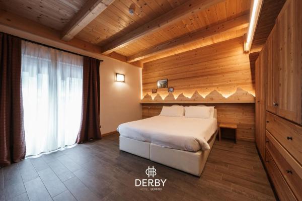 La photo montre l'objet Hotel Derby situé dans la ville de Bormio.