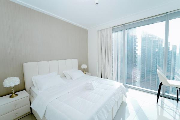 Na fotografii je vidět objekt Burj Khalifa View 1BR - 3-min Walk to Dubai Mall nacházející se ve městě Dubaj.