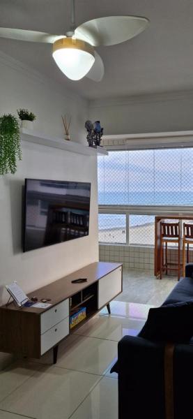 Frente Ao Mar, Pé Na Areia, Churrasqueira à Carvão Na Sacada, Wi-fi - Praia Grande