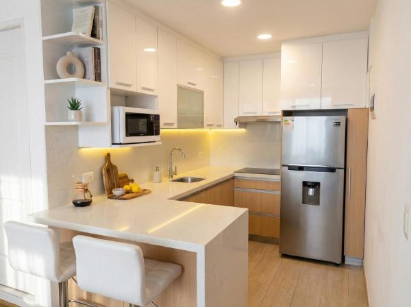 A la foto es mostra l'objecte Bright 1BR close to boulevard situat a la ciutat de Lima.