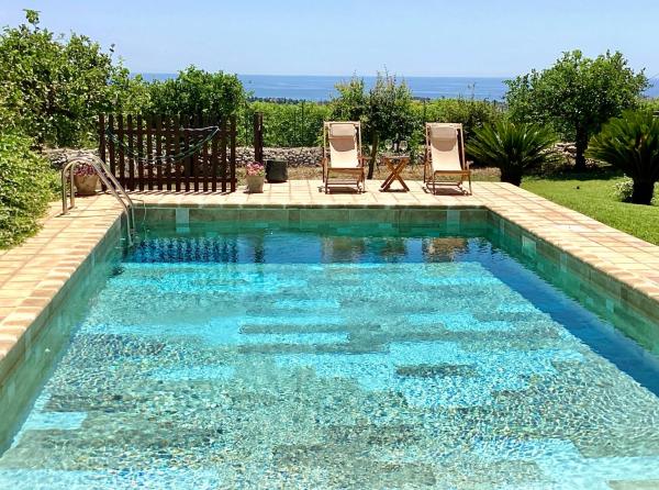 Authentic Sicilian Charm, Pool, Sea View, Wi-fi & Parking - 이탈리아