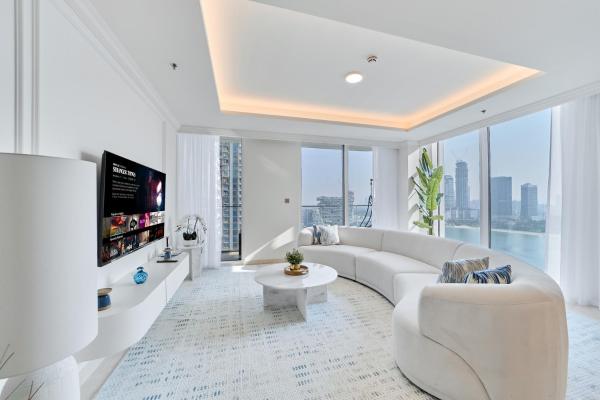 A la foto es mostra l'objecte 2BR Beachfront Apartment at Palace Beach Residence situat a la ciutat de Dubai.