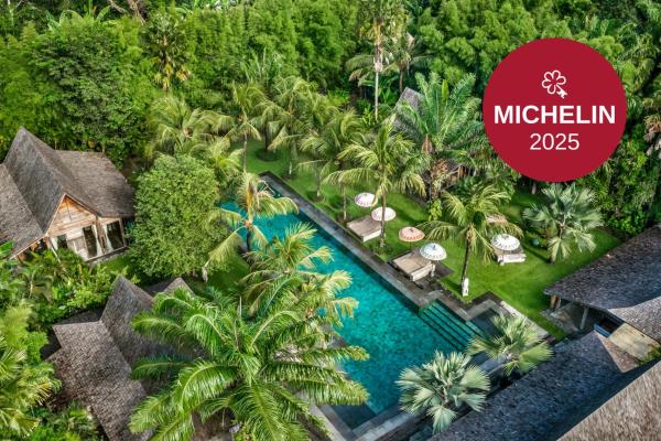 På billedet ses objektet Blue Karma Village beliggende i byen Seminyak.