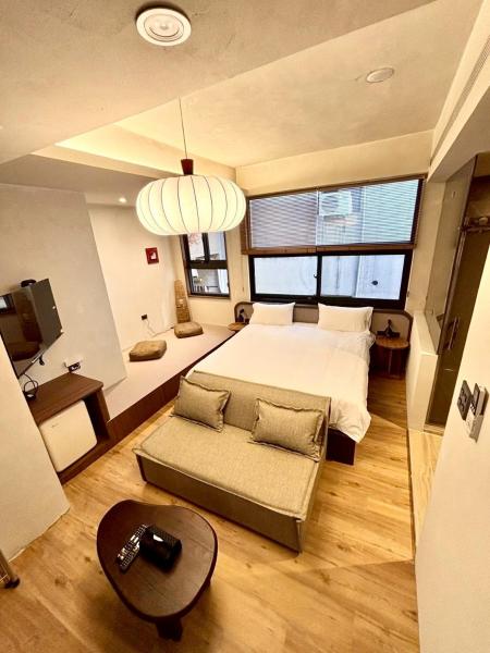 På billedet ses objektet Spring Stay Inn 春眠 不覺曉 beliggende i byen Tainan.