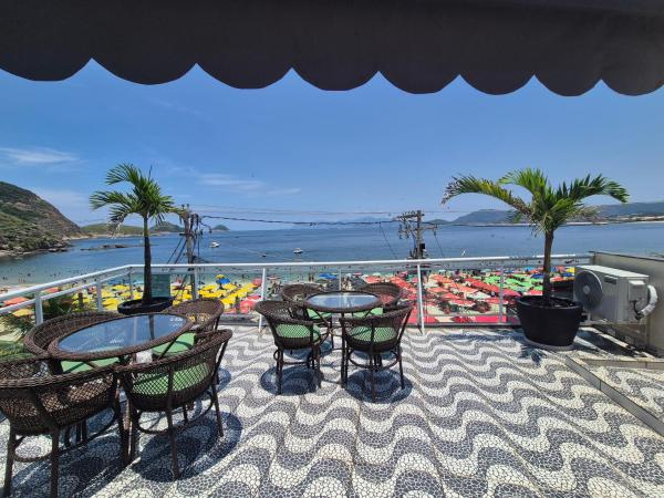 A la foto es mostra l'objecte Aconchego Praia de Itaipu Pé na Areia em Vila Pescadores situat a la ciutat de Niterói.