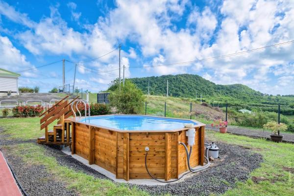 Villa Harmonie Avec Piscine, Jacuzzi, Vue Sur Vallée Et Vue Mer - Martinique