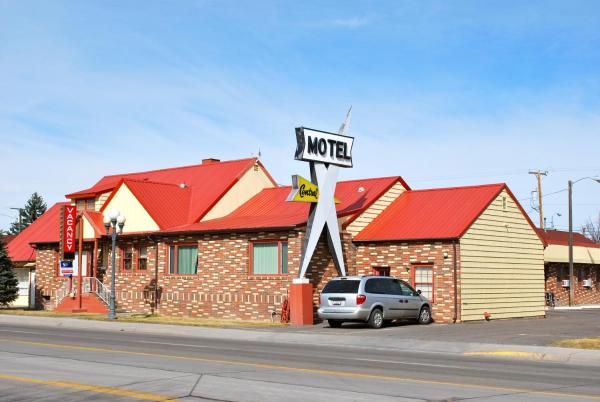 A la foto es mostra l'objecte Central Motel situat a la ciutat de Great Falls.
