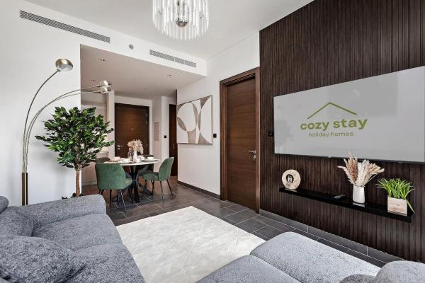 Na zdjęciu widoczny jest obiekt Inspiring 1BR Apartment at Sobha Hartland położony w mieście Dubaj.
