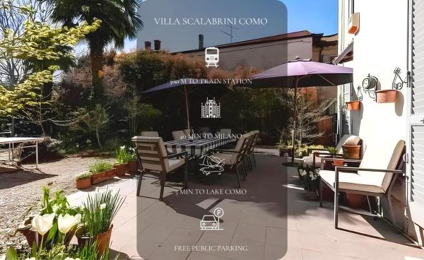 La photo montre l'objet Villa Scalabrini situé dans la ville de Côme.