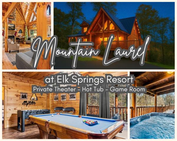 Hot Tub Theater Room Outdoor Living Area - Gatlinburg, TN