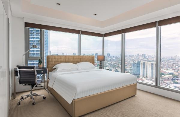 På bildet vises objektet The Alpha Suites som ligger i byen Manila.