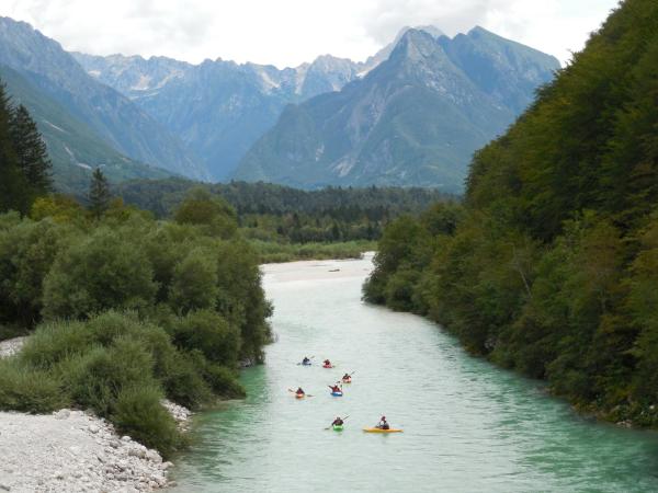 A la foto es mostra l'objecte Apartment House Cviter situat a la ciutat de Bovec.