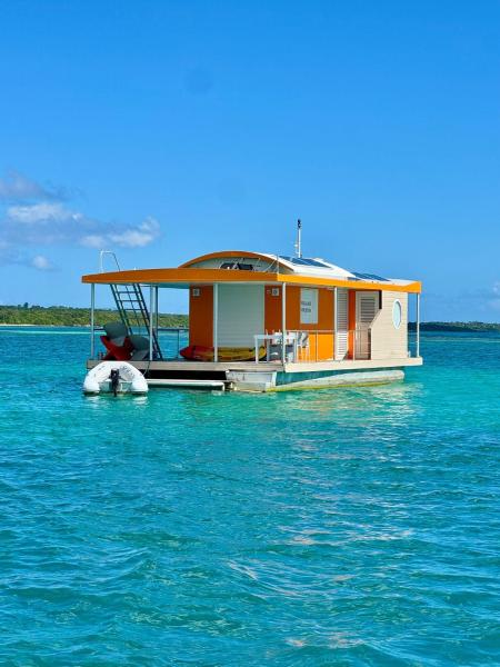 Lagoon Lodge Caraïbes -Lodge flottant sur lagon avec vue mer, Saint-François