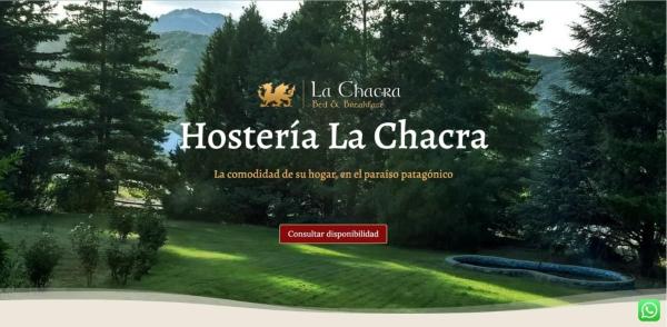 A la foto es mostra l'objecte Hosteria La Chacra Moto Friendly situat a la ciutat de Esquel.