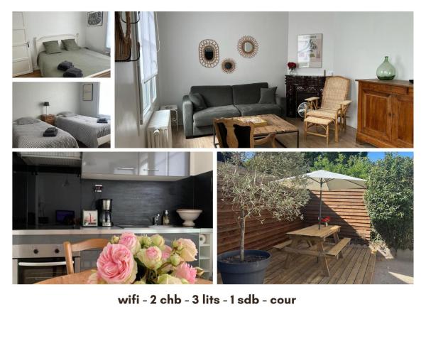 A la foto es mostra l'objecte La maison de Leonie 2 chb cour wifi situat a la ciutat de Châteauroux.