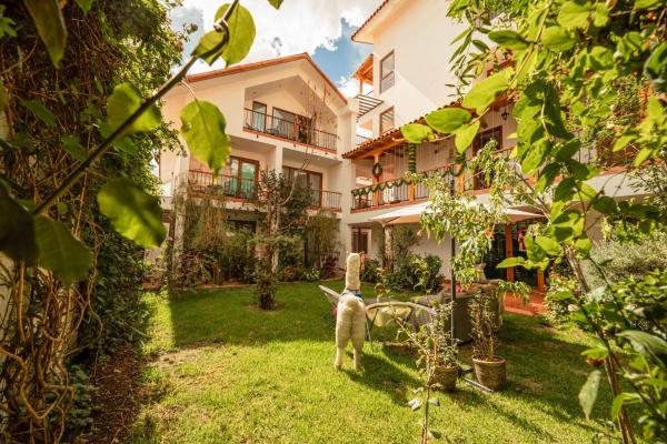 Na zdjęciu widoczny jest obiekt Saska Boutique Hotel położony w mieście Cuzco.