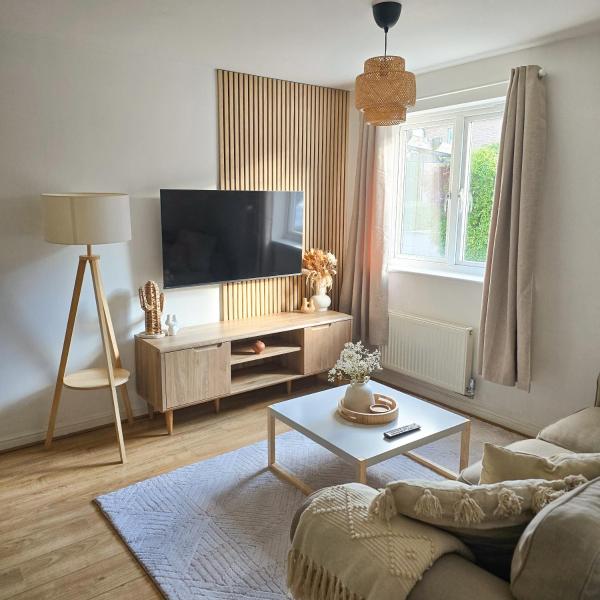 A la foto es mostra l'objecte Welcome Home situat a la ciutat de Meldreth.