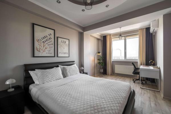1,5 Br- Balcony, Netflix, Nespresso, Ac, Walk-to-mall - Grandstay Md - 몰도바