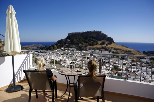 A la foto es mostra l'objecte Lindos Anatoli Luxury Villa situat a la ciutat de Lindos.
