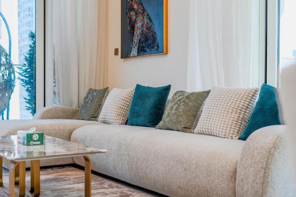 Fotografie 6: TRPS - Grand Bleu Tower 2, EMAAR Beachfront - Atlantis & Marina View, Private Beach, Furnished