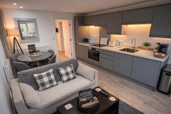 A la foto es mostra l'objecte Hathaway's End - 1BR Apartment, Edge of Shottery, Parking, Sleeps 2 situat a la ciutat de Shottery.