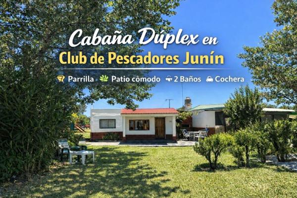 La photo montre l'objet Cabaña Dúplex en Club de Pescadores Junín situé dans la ville de Junín.