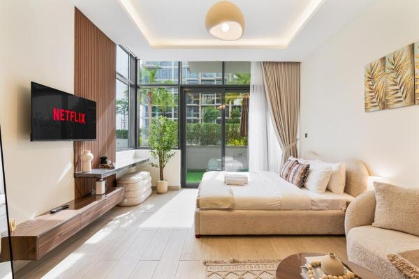 A la foto es mostra l'objecte Chic Studio at Azizi Riviera Near Downtown Dubai situat a la ciutat de Dubai.