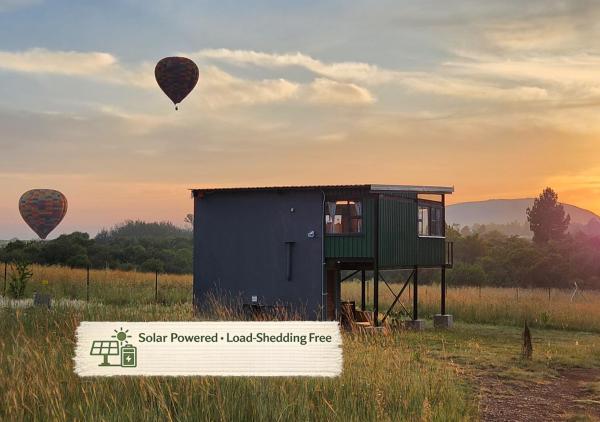 A la foto es mostra l'objecte Balloon View Country Cottage situat a la ciutat de Brits.