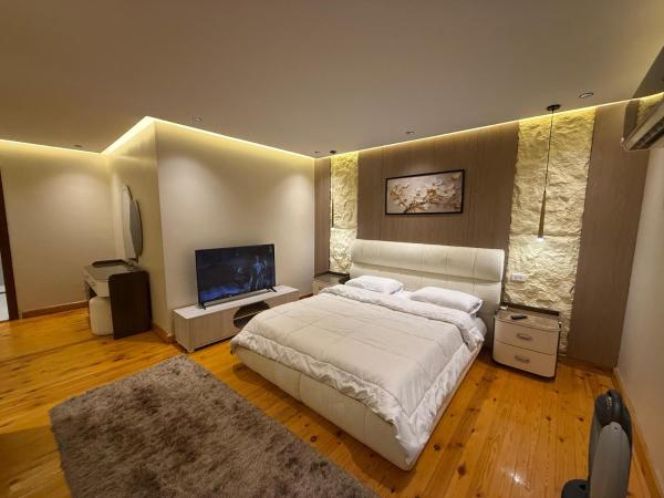 A la foto es mostra l'objecte Nile Home Apartment situat a la ciutat de El Caire.