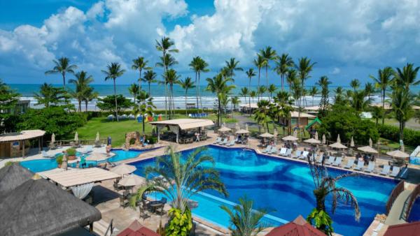 På bilden syns objektet Jardim Atlântico Beach Resort som ligger i staden Ilhéus.
