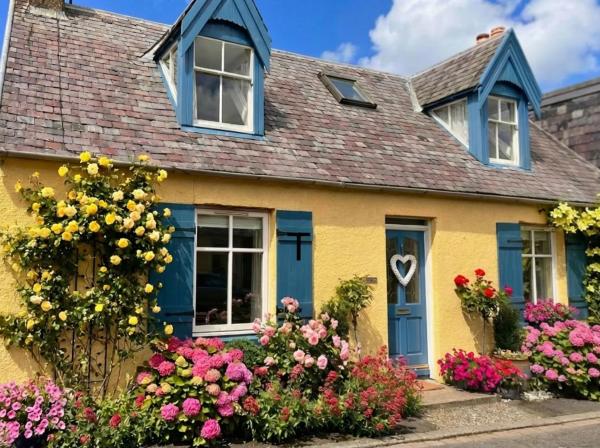 A la foto es mostra l'objecte Romantic luxury Cottage right next to the ocean situat a la ciutat de Saint Abbs.