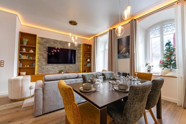 Na fotografii je vidět objekt Appartement standing T3 cœur de Briançon proche des pistes, Serre-Chevalier nacházející se ve městě Briançon.