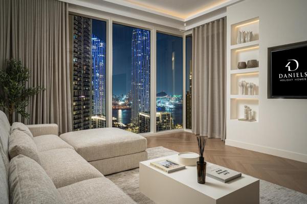 A la foto es mostra l'objecte Daniels 2BR at Creek Gate with Canal View situat a la ciutat de Dubai.