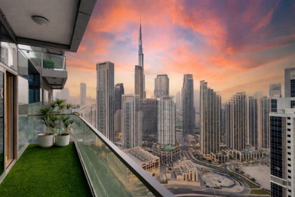 Na fotografii je vidět objekt Burj View 2BHK Downtown Infinity Pool nacházející se ve městě Dubaj.