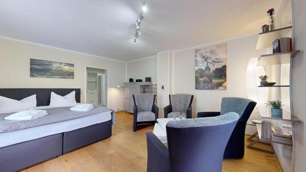 A la foto es mostra l'objecte strandnahe FeWo, Villa Rosa in Binz situat a la ciutat de Binz.