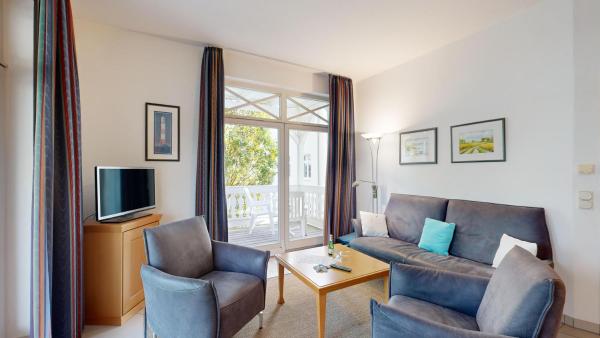 Fewo Direkt Am Strand, Mit Balkon Mit Meerblick, Villa Strandburg, Binz - Binz